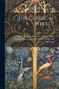 Classical Weekly; Volume 15