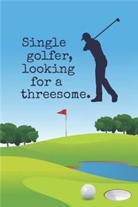 Single Golfer, Looking For A Threesome