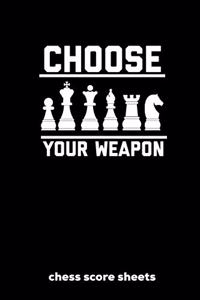 Chess Score Sheets