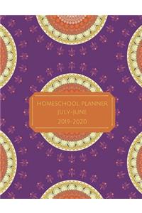 Homeschool Planner July-June 2019-2020