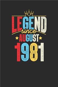 Legend Since August 1981