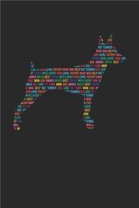 Rat Terrier Journal - Rat Terrier Notebook 'Word Cloud' - Gift for Rat Terrier Lovers