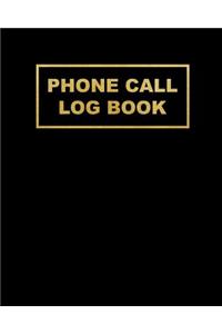 Phone Call Log Book