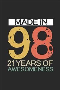 Made In 98 21 Years Of Awesomeness