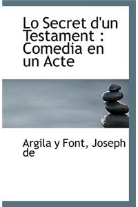 Lo Secret D'Un Testament