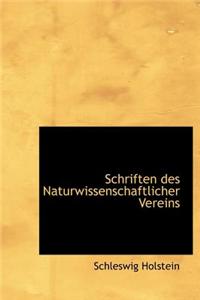 Schriften Des Naturwissenschaftlicher Vereins