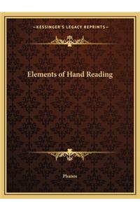 Elements of Hand Reading