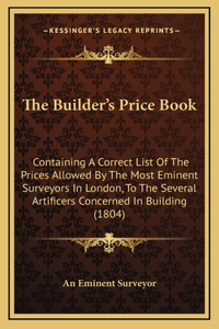 The Builder's Price Book