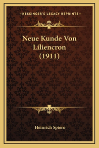 Neue Kunde Von Liliencron (1911)