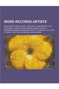 Word Records Artists