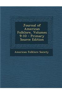 Journal of American Folklore, Volumes 9-10