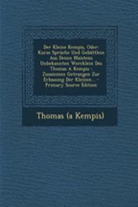 Der Kleine Kempis, Oder