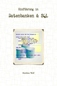 Einführung in Datenbanken & SQL