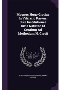 Magnus Hugo Grotius in Vitriario Parvus, Sive Institutiones Iuris Naturae Et Gentium Ad Methodum H. Grotii