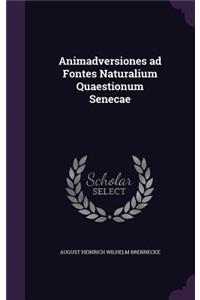 Animadversiones Ad Fontes Naturalium Quaestionum Senecae