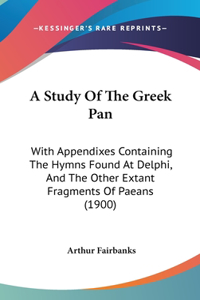 A Study of the Greek Pan