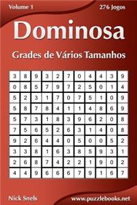 Dominosa Grades de Vários Tamanhos - Volume 1 - 276 Jogos