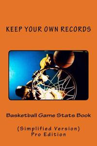 Basketball Game Stats Book