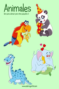 Animales libro para colorear para niños pequeños 3