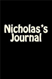 Nicholas's Journal