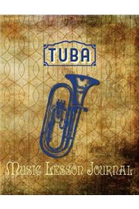 Tuba Music Lesson Journal