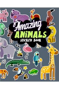 Amazing Animals Sticker Book