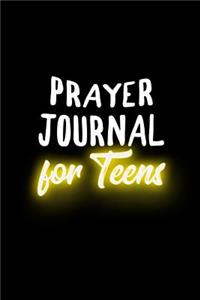 Prayer Journal For Teens