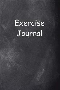 Exercise Journal Chalkboard Design
