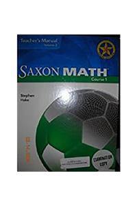 Saxon Math Course 1 Texas