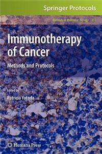 Immunotherapy of Cancer