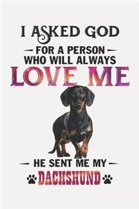 Dachshund Girl - Funny Dachshund Dog Lovers Notebook Gift Notebook/Journal 6x9 120 Pages
