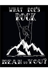 What Does Rock Mean to You?