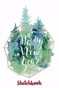 Merry Christmas & Happy New Year Sketchbook For Kids