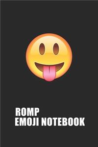 Romp Emoji Emoticons Notebook Emoji Notebook, Blank Composition Book, Emoji Notebooks for Girls/Boys, Emoji School Supplies Notebook for School / Teacher / Office / Student