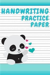 Handwriting Practice Paper