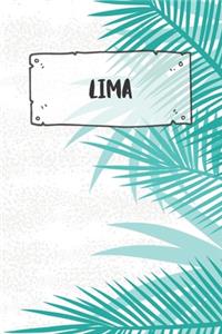 Lima: Ruled Travel Diary Notebook or Journey Journal - Lined Trip Pocketbook for Men and Women with Lines