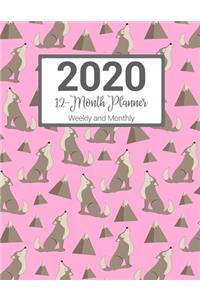 2020 12-Month Planner Weekly and Monthly