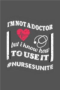 I'm not a doctor but i know how to use it #nursesunite