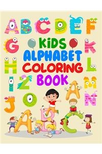 Kids Alphabet Coloring Book