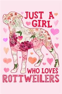 Just a Girl Who Loves Rottweilers