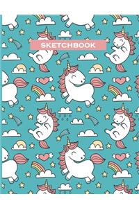 Unicorn Journal Notebook for Kids, Birthday Unicorn Journal for Girls, 8.5