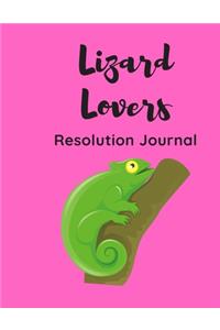 Lizard Lovers Resolution Journal