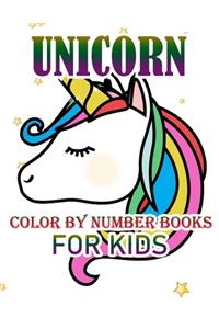 Unicorn Color By Number Books For Kids