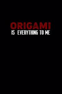 Origami is everything to me
