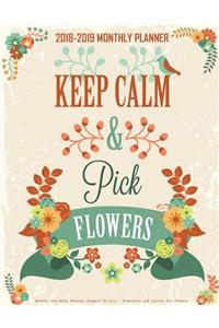 2018-2019 Monthly Planner