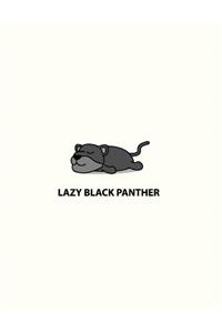 Lazy black panther