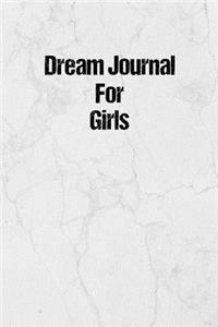 Dream Journal for Girls