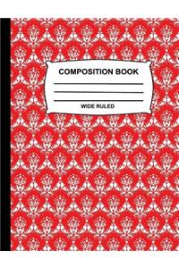 Wide Ruled Composition Book