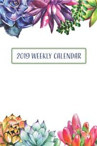2019 Weekly Calendar