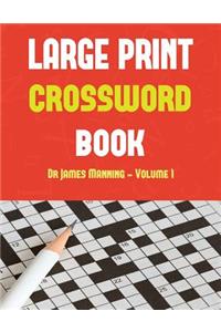 Large Print Crossword Book (Vol 2 - Easy)